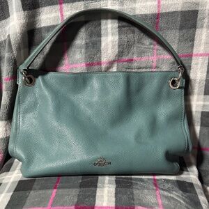 Coach Seafoam Leather Shoulder Bag